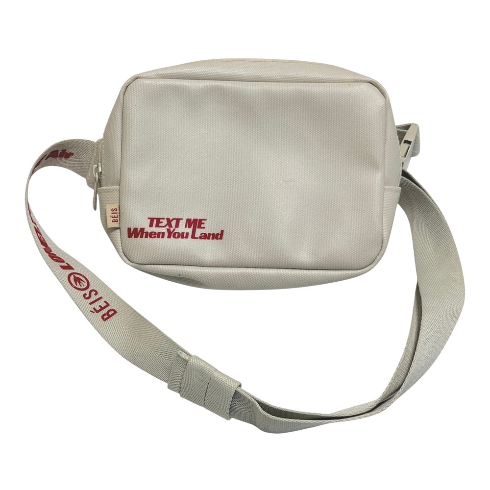 BÉIS x Lonely Ghost Air The Text Me Belt Bag in Ghost White Crossbody Travel